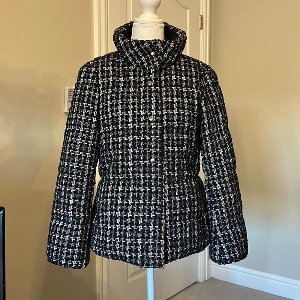 Tweedy quilted jacket